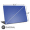Blue Solid Universal Laptop 15in (12.2 x 8.8in) Skin